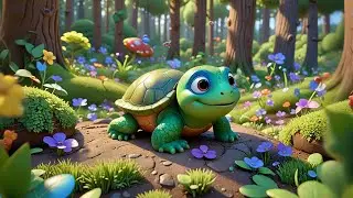 Turtle Rainbow Ride | Fun Animal & Colorful Adventure Song for Kids | Imaginative Nursery Rhyme