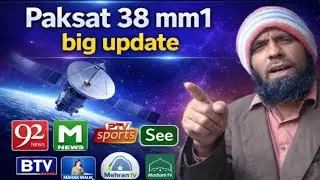 Paksat 38.2e c band satellite big update today/new channels