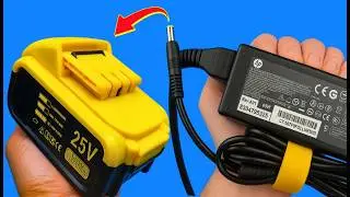 Never Buy Drill Batteries Again! Use a Laptop Charger and Watch What Happens 😱