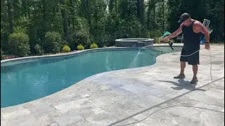 Savannah Sealing Travertine Deck &ndash; Most Durable in U.S.