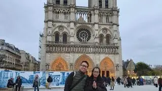 P a r i s, FRANCE 🇲🇫Cathédrale Notre-Dame de Paris ; Seine RiverDec 2025..Happy Winter ☃️🎉🎀🎁🎊