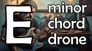 E Minor Chord Drone Backing Track