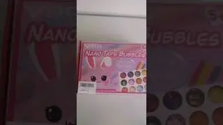 Nano tape bubble kit unboxing 🎈🎈🎈 #unboxing #asmr #nanotape #shorts