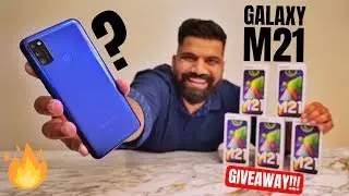 Samsung Galaxy M21 Unboxing & First Look | 48MP + 6000mAh #WattaMonster? GIVEAWAY🔥🔥🔥