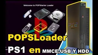 🛠️🎮 POPSLoader for MMCE or USB, and HDD Juega PS1 en PS2🛠️🎮