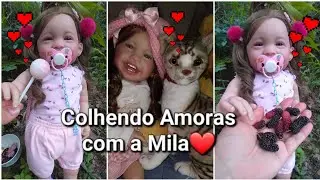 BEB&Ecirc; REBORN MILA COMENDO AMORA PELA PRIMEIRA VEZ #bebereborn #moldemila