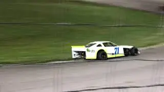 June 4, 2021 Jasper Speedway Open Wheel Race Finish.