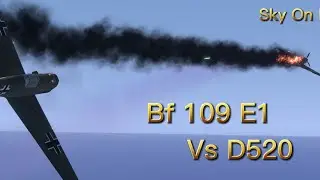 Sky On Fire | Bf 109 E1 Vs D.520