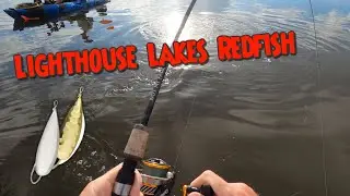 Рыбалка на каяке и окуня на озерах Lighthouse Lakes с блесной Adolph Gold Spoon #fishing