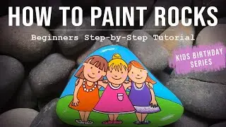Rock Painting | How To Draw & Paint Rocks For Beginners | Children |  Friends (2021)