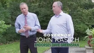 Gov. Kasich: Proud to Support Dave Greenspan