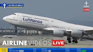 🔴LIVE Los Angeles (LAX) Airport Plane Spotting (August 25th, 2024)