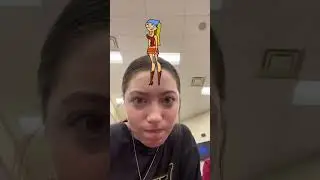 Funny cartoon characters appear above people's heads#cartoon #characters #school #funny