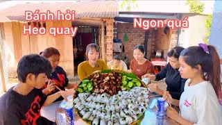 Hôm Nay Mai Xuống Nhà Bà Nội Chiên Heo Quay Ăn Bánh Hỏi 