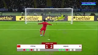 CHINA VS JAPAN FINAL - ASIAN CUP 2026 - Penalty Shootout - PES