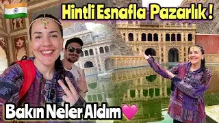 Hindistan'da PAZARLIK Böyle Yapılır ! HİNTLİ ESNAFI Delirttim - Maymun Tapınağına Gittik  🇮🇳 ~ 25