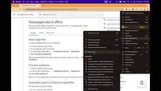 Chrome bookmark reading list to read later