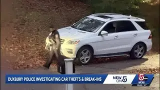 Duxbury police issue warning after string of car thefts, break-ins