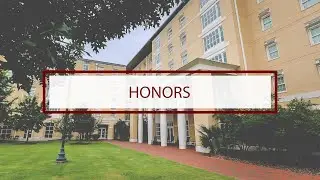 Honors at the University of South Carolina