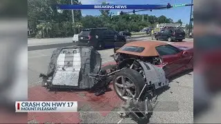 Serious crash in Mount Pleasant