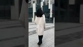 Gorgeous Pearl Beige Coat The Perfect Neutral for a Stylish Look Идеальный Беж для Стильного Образа