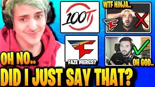 NINJA REACTS TO COURAGEJD *JOINING* 100 THIEVES