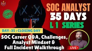 Day 35 - Final Day | SOC Analyst L1 Series