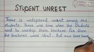 Student Unrest