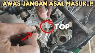 How to install a Vario 125/150 water pump, be careful not to just tap it..!!