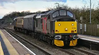 Europhoenix & Rail Operations Group, Class 37, 37510, Orion & 37407, Blackpool Tower #loco #class37