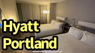 Hyatt Regency Portland at the Oregon Convention Center - FULL ROOM TOUR!