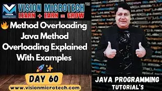 🔥 Method Overloading In Java | Java Method Overloading Explained With Examples 🚀 ✨