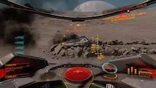 Elite Dangerous- Terri Tora's Crashed Ship in HIP 87621.