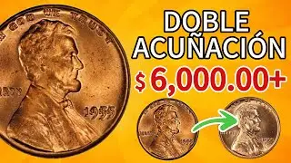 🔍 1955 Double Engraving Error: Instant Verification. #treasures #collection #coins #coin #viral