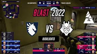 G2 vs Team Liquid Blast Premier 2022 CS:GO Highlights