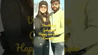 shivajyothi new year vacation in gulumarg/ శివజ్యోతి న్యూఇయర్ వేడుకలు#shorts#yt @divyatalks8580