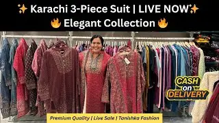 ✨ Karachi 3-Piece Suit | 2 @ ₹3000 • 1 @ ₹1699 🔥