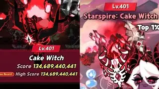 Топ-1% Starspire Cake Witch 134,6 млрд урона! Руководство по Cookie Run Kingdom