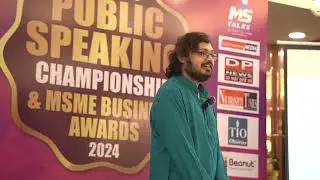 National Public Speaking Championship 2024 | MS Talks | Mr. Pulkit Gupta