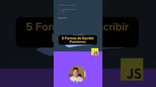 5️⃣ Tipos de FUNCIONES que puedes usar en JAVASCRIPT. #developer #javascript #programacion #tips