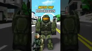 Cara membuat MASTER CHIEF di brookhaven (HALO) #shorts
