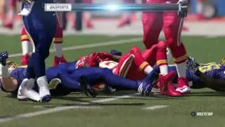 Madden 17 Color Rush Uniforms-Chiefs and Chargers