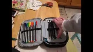 What's in my pencil case tag: Kipling 100 case