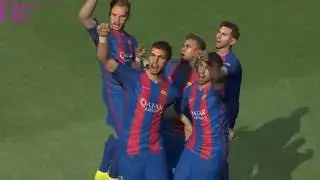 Pro Evolution Soccer 2017 pc 2k max settings -barcelona vs real madrid