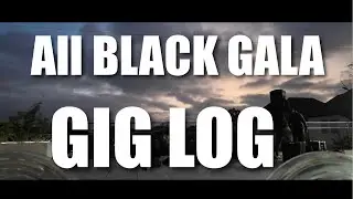 Gig Log | All Black Gala Black Book