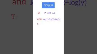#test 51 about #Logarithmic and #exponential #functions