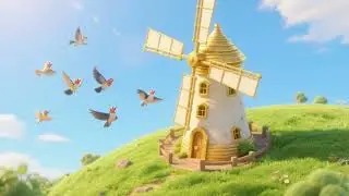 Tourne, tourne petit moulin 🌬️ | Comptine fran&ccedil;aise pour enfants