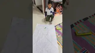 Big Chandrayaan rocket Drawing made by Divyam #chandrayaan #rocket #drawing #ankitafunnyandvlogs