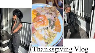 Thanksgiving Vlog 🦃🍽️🎥🤩 | Pajama Party 🪩, Food, & more…