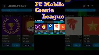 How to Create League in Fc Mobile #skwargaming #fcmobile #fcmobileleague #fcmobile24